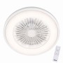 Zephir 2 In 1 Ventilatore Plafoniera Led luce Calda e Fredda con Telecomando 7 pale 6 velocità ZVP6 mod. notturna timer