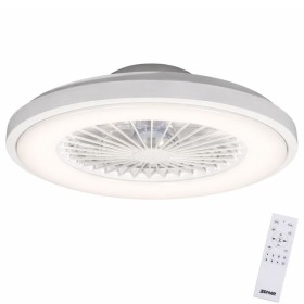 Zephir 2 In 1 Ventilatore Plafoniera Led luce Calda e Fredda con Telecomando 7 pale 6 velocità ZVP6 mod. notturna timer