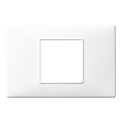Vimar Plana Placca 2 Posti Tecnopolimero Bianco 14652.01