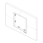 Vimar Plana Placca 2 Posti Tecnopolimero Bianco 14652.01
