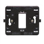 Supporto Alluminio Scatola Tonda 1 Modulo Serie Bticino Magic 500S/1