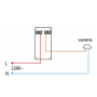 Pulsante Serie Civile Faeg  10 Ampere Bianco