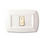 Interruttore Bipolare  Serie Civile Faeg  16 Ampere  Bianco