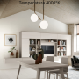 Lampadina Dicroica LED GU10 6.5 W Resa 40Watt Risparmio Energetico 2700K Pezzi 10