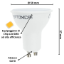 Lampadina Dicroica LED GU10 6.5 W Resa 40Watt Risparmio Energetico 2700K Pezzi 10