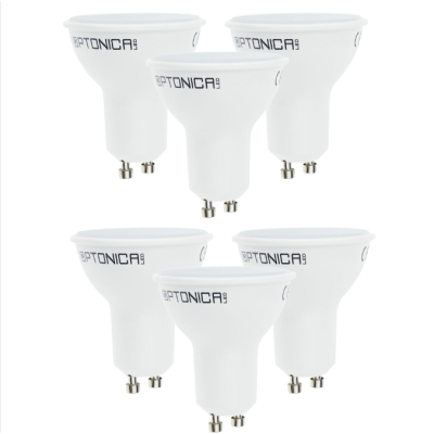 Lampadina Dicroica LED GU10 6.5 W Resa 40Watt Risparmio Energetico 2700K Pezzi 6