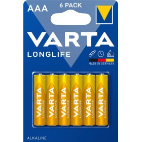 Varta Batteria Longlife Ministilo  AAA Alcalina Blister 6 Pezzi