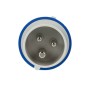 Spina Mobile Diritta Industriale Blu 2P+T 16A Monofase 220V IP44 GW60004H