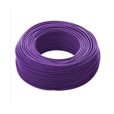 Cavo Elettrico Cordina Unifilare FS17 Sezione 1,5mmq Colore Viola 100 Metri