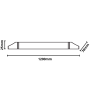 Plafoniera LED 40 Watt Slim Lineare Batten 120 Centimetri Risparmio Energetico