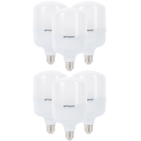Lampadina LED Bulbo E27 25W Resa 167Watt Risparmio Energetico 4500K Pezzi 6