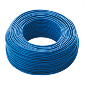 Cavo Elettrico Cordina Unifilare FS17 Sezione 10mmq Azzurro 25 Metri