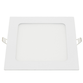 Pannello LED Incasso 15.5Cm 12Watt Slim Quadro Soffitto Alimentatore Incluso
