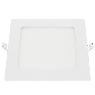 Pannello LED Incasso 15.5Cm 12Watt Slim Quadro Soffitto Alimentatore Incluso