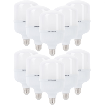 Lampadina LED Bulbo E27 35Watt Resa 233Watt Risparmio Energetico 4500K Pezzi 10
