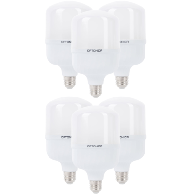 Lampadina LED Bulbo E27 35Watt Resa 233Watt Risparmio Energetico 6000K Pezzi 6