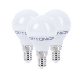 Lampadina LED Goccia E14 6Watt Resa 40Watt Risparmio Energetico 4500K Pezzi 3