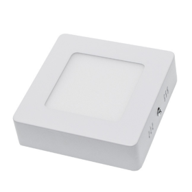 Plafoniera LED Soffitto 6Watt Slim Quadra Alimentatore Incluso