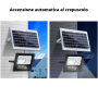 Proiettore LED  Solare  25 Watt  Nero Policristallino  IP67  6500K