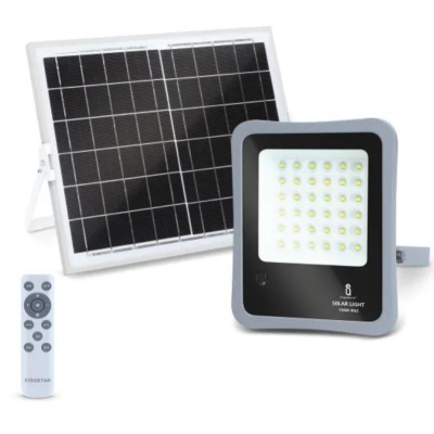 Proiettore LED  Solare  100 Watt  Grigio Monocristallino  IP65  6500K