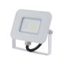 Proiettore LED 10 Watt Slim Metallo Bianco Impermeabile 5 Anni Garanzia 