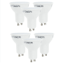 Lampadina Dicroica LED GU10 5W Resa 35Watt Risparmio Energetico 2700K Pezzi 6