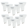 Lampadina Dicroica LED GU10 5W Resa 35Watt Risparmio Energetico 2700K Pezzi 10
