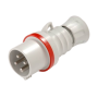 Spina Mobile Diritta Industriale Rossa 3P+T 16A Trifase 380V IP44 GW60008H