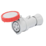 Presa Mobile Diritta Industriale Rossa 3P+N+T 16A Trifase 380V IP67 GW62031H