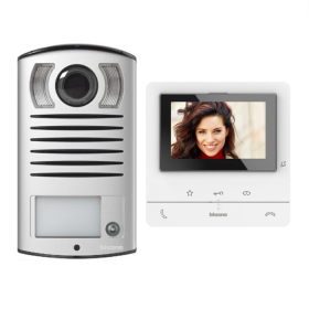Kit Video Vivavoce Monofamiliare Linea 2000 Classe 100V12B Tecnologia 2 Fili