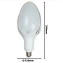 Lampada Elissoidale LED Attacco E27 e Adattatore E40 70 Watt 4000K Duralamp