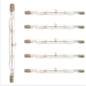 Lampada Alogena Lineare Ecolight R7S J118 120 Watt 2800K 6 Pezzi