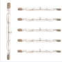 Lampada Alogena Lineare Ecolight R7S J118 120 Watt 2800K 6 Pezzi