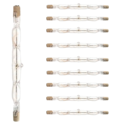 Lampada Alogena Lineare Ecolight R7S J118 120 Watt 2800K 10 Pezzi