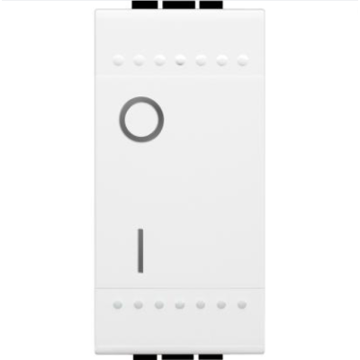 Bticino Living Light Interruttore Bipolare 16 Ampere Bianco N4002N