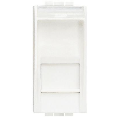 Bticino Living Light Presa Rete Bianca LAN RJ45 Cat.5E UTP TOOLLESS N4279C5E
