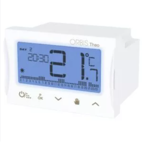 Orbis Cronotermostato THEO Digitale Incasso Bianco OB326500