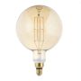Optonica 1792 Lampada Led G200 E27 8W Dimmerabile Vetro Dorato Calda 1800K