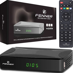 Fenner Tech Decoder FN GX2 Sintonizzazione Automatica HD DVB T2