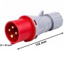  Ecova Spina industriale Trifase 380–415V  3P+T IP44 robusta e conforme CEE