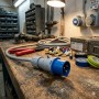 Ecova 30503 Spina industriale 32A 230V 2P+T IP44 Resistente per Uso Professionale