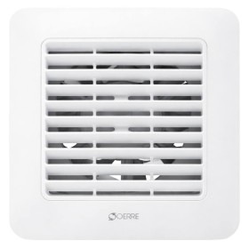 Aspiratore Elicoidale 0057100 IPX4 Unico 10/4 Foro 100 mm 230V 95 M³/H Per Ambienti Umidi da Parete o Soffitto