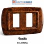 Placa Elettrocanali Tondò Radica di varie Modulazioni