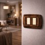Placa Elettrocanali Tondò Radica di varie Modulazioni