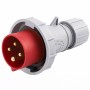 Spina Industriale Ecova Trifase Rossa IP67 3P+T Resistente E Sicura