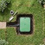 Pozzetto da Giardino Rettangolare Irritec Jumbo 67x50 con Coperchio Per Impianti Di Irrigazione