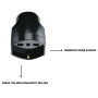 Presa Elettrica Schuko  Nera 10/16  Ampere Ecova 