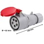 ECOVA Presa Industriale Trifase 415V 3P+N+T IP44 Professionale