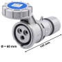 ECOVA 30532 Presa Industriale 16A 230V 2P+T IP67 IEC 60309