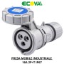 ECOVA 30532 Presa Industriale 16A 230V 2P+T IP67 IEC 60309